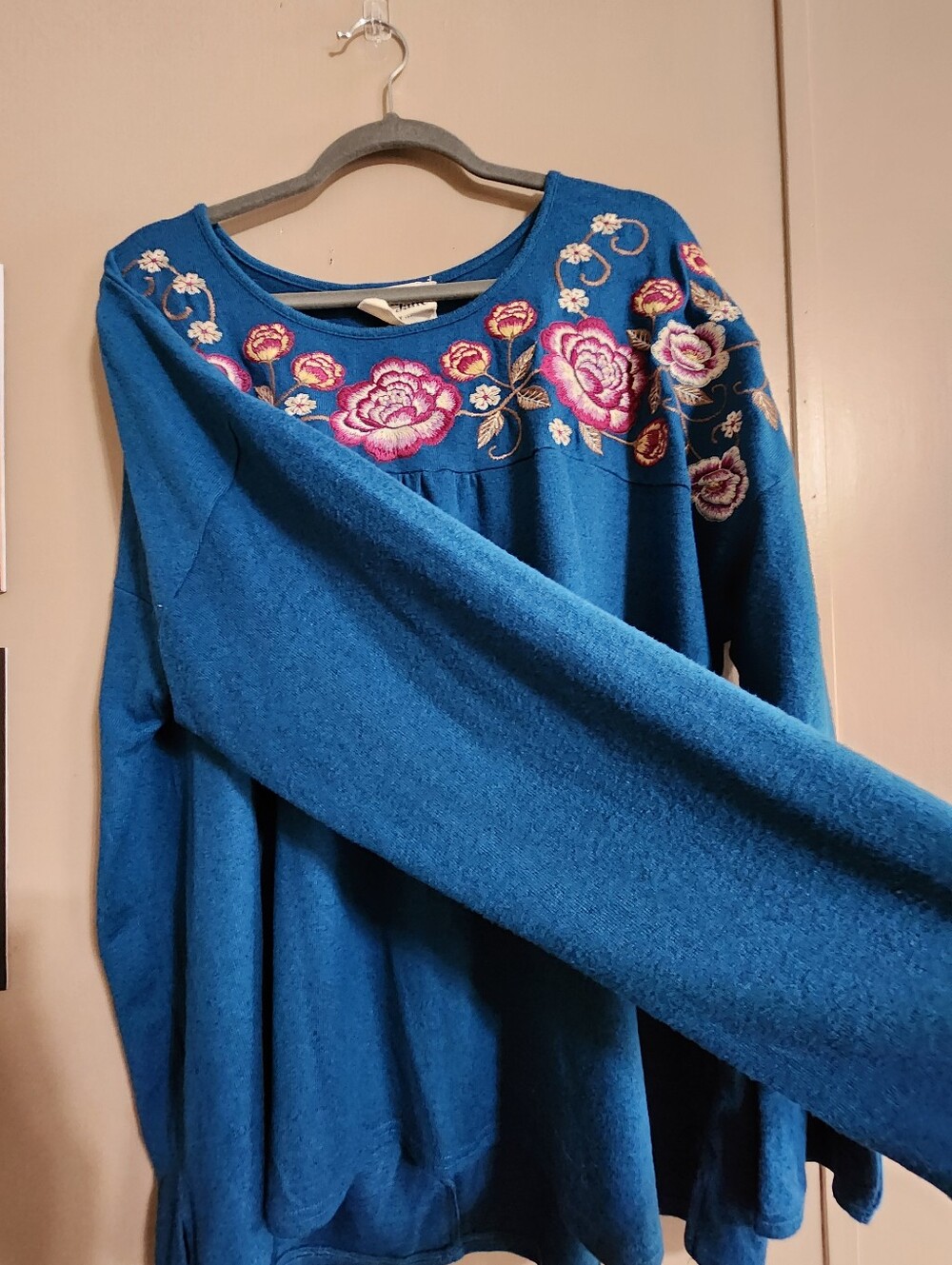 Boho Embroidered Tunic Top | Savanna Jane | 2X - Picture 5 of 9